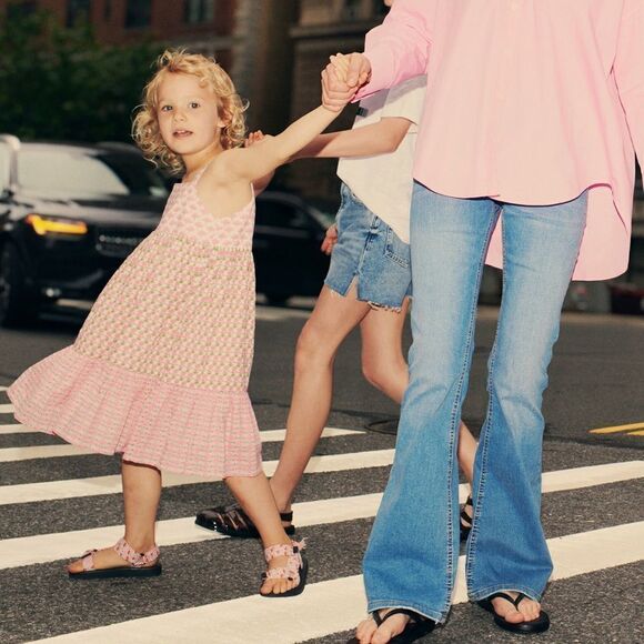 ZARS Kids | Pink | FLORAL PRINT PANELED DRESS - Picture 5 of 7